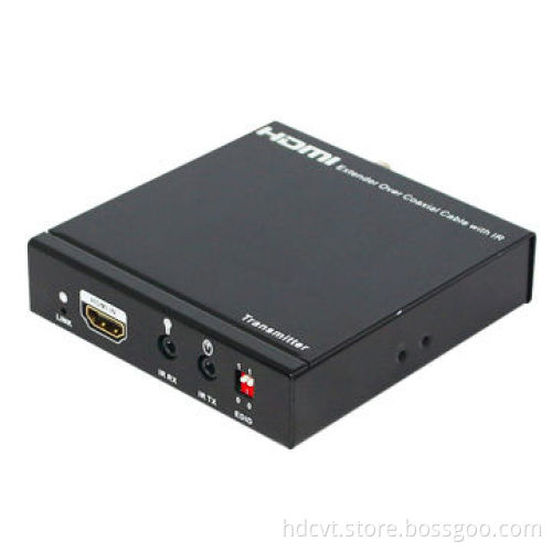 HDMI Extender, Over Single 100m/328ft, Coaxial Cables with IR ControlNew